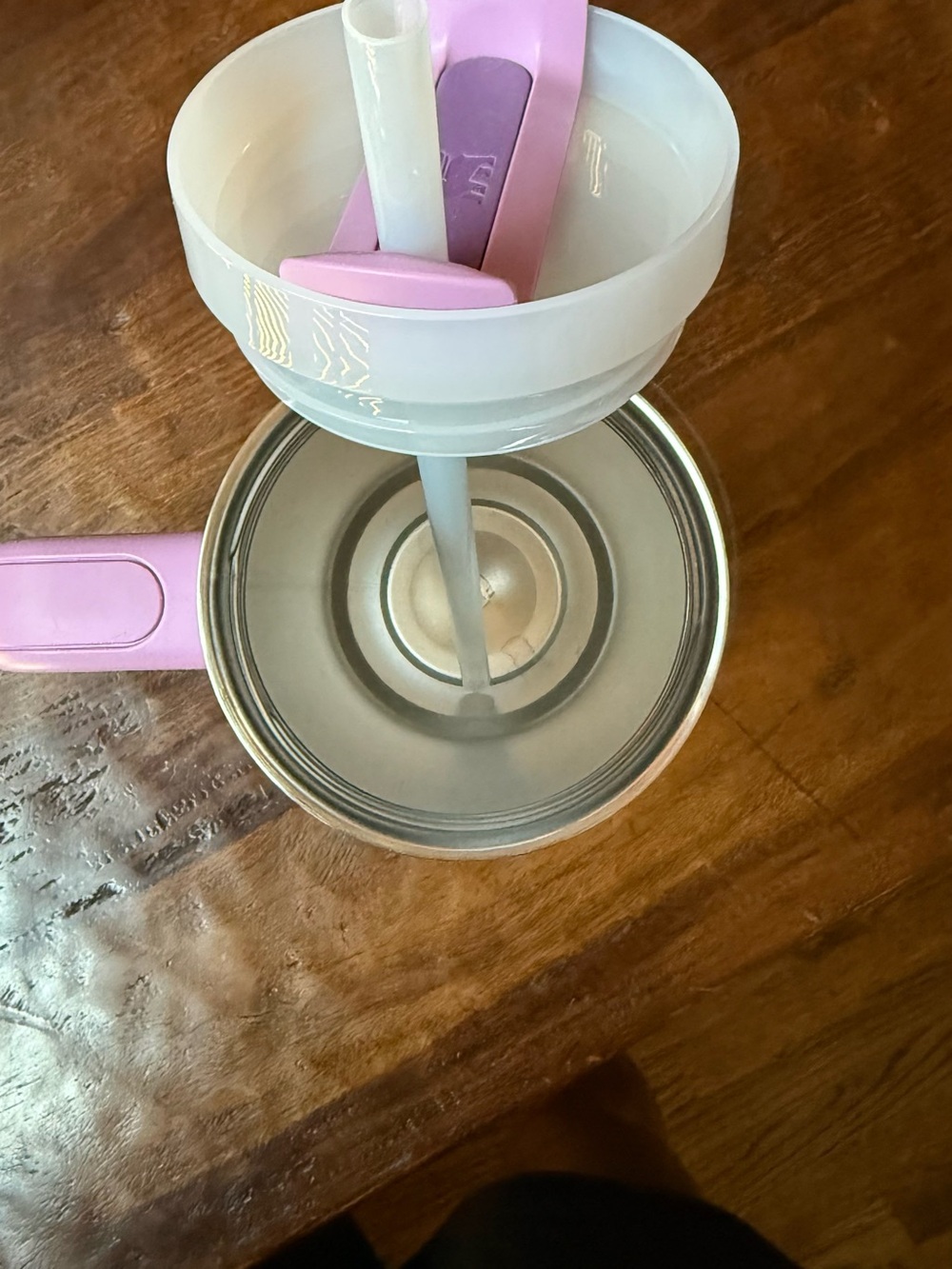 Stanley 30 oz Lavender Insulated Travel Mug with Handle and Straw - Picture 5 of 5